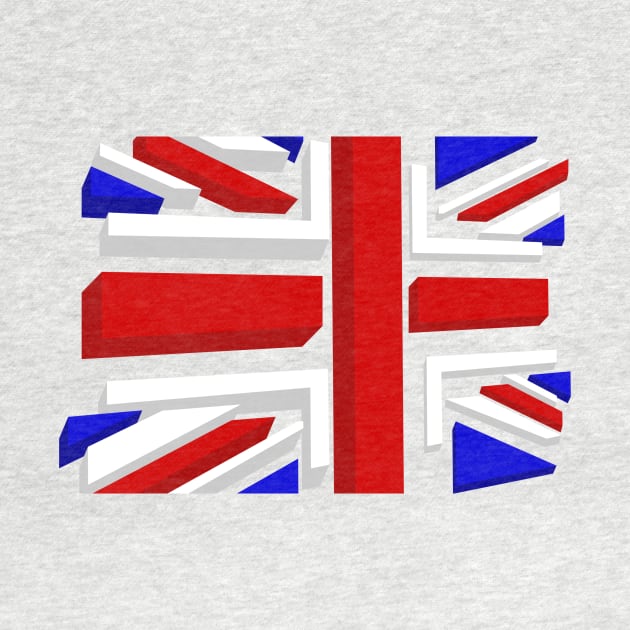 Union Jack XL Wht by SiSuSiSu